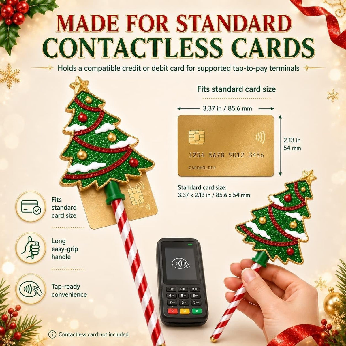 Chambered Jewels™ Christmas Tree Tap-to-Pay Wand