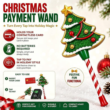 Chambered Jewels™ Christmas Tree Tap-to-Pay Wand
