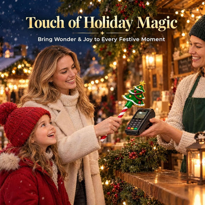 Chambered Jewels™ Christmas Tree Tap-to-Pay Wand
